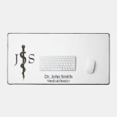 Professionnel Simple Asclepius Noir Blanc Médicale (Clavier et souris)