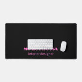 Professionnel Simple Moderne Neon Rose Noir (Clavier et souris)