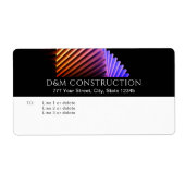 Professionnel, Smart Design Shipping Étiquette (Devant)