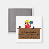 Professionnels de l'administration Magnet (Recto/Verso)