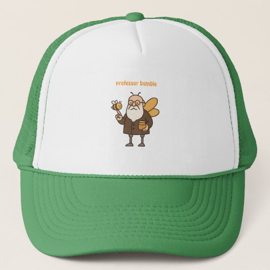 Professor Bumble Baseball Cap Trucker Pet (Voorkant)