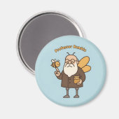 Professor Bumble Fridge Magnet Magneet (Voorkant / Achterkant)