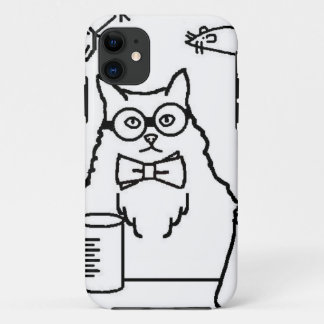 Professor Cat iPhone 11 Hoesje