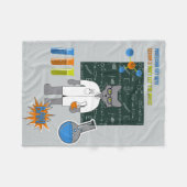 Professor Cat Fleece Blanket (Voorkant (Horizontaal))