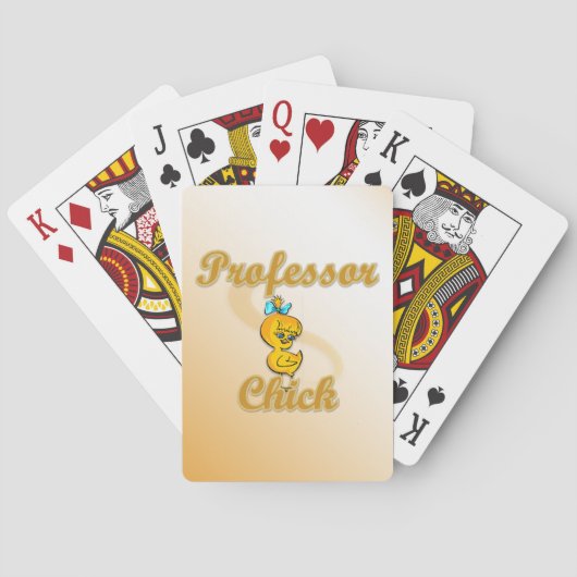 Professor Chick Pokerkaarten (Achterkant)