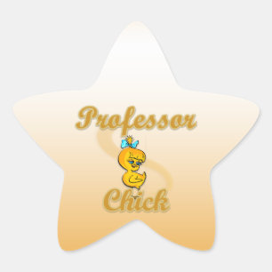 Professor Chick Ster Sticker