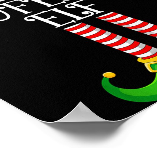 Professor Elf Christmas Family Matching Funny Love Poster (Hoek)