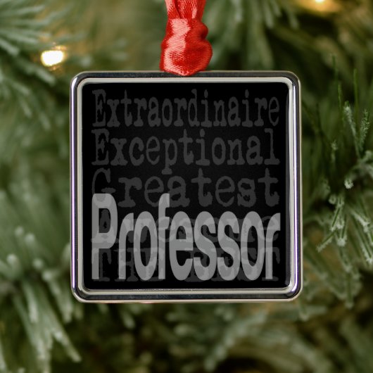 Professor Extraordinaire Metalen Ornament (Boom)