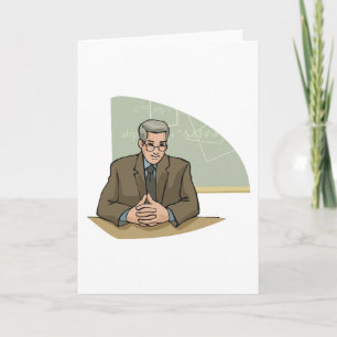 Professor Geleerde Man Onderwijzer Leraar Kaart