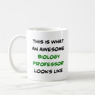 professor geweldige biologie koffiemok