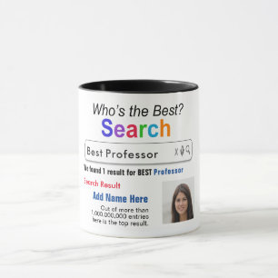 Professor - Grappige Beste Custom Search Gift Mok
