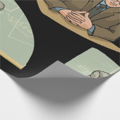 Professor in klasse-overlooppapier cadeaupapier