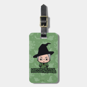 Professor McGonagall Cartoon Karakter Kunst Bagagelabel