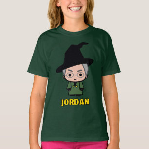 Professor McGonagall Cartoon Karakter Kunst T-shirt