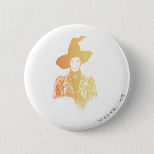 Professor Minerva McGonagall Ronde Button 5,7 Cm (Voorkant)