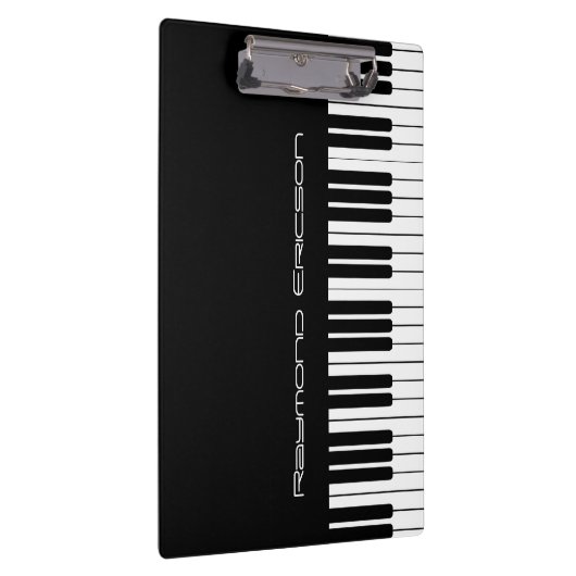 Professor Muziekleraar Piano-toetsenbord Klembord (Rechts)