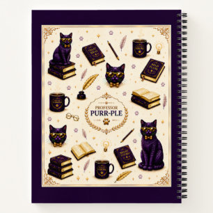 Professor Purr-Ple™ Spiraalschrift Notitieboek