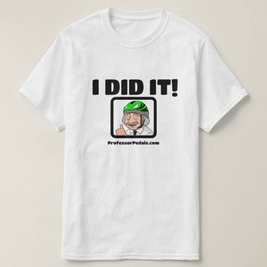 Professor Yearbook Foto Shirt (Design voorkant)