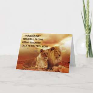 Profetische gebedskaart voor anoinering kaart