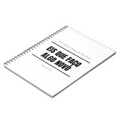 Profetizando - caderno personalizado notitieboek (Linkerzijde)