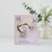 Proficiat aan de trotse ouders! briefkaart (Staand voorkant)