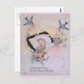 Proficiat aan de trotse ouders! briefkaart (Voorkant / Achterkant)