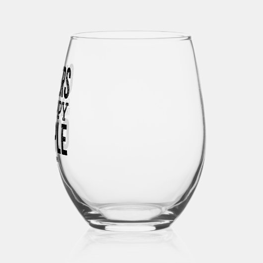 Proficiat aan het gelukkige paar verloofde bruilof wijnglas zonder voet (Links)