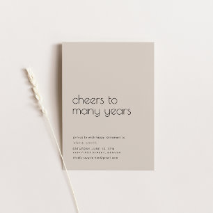 Proficiat aan vele jaren Eenvoudig Pensioen Partij Kaart