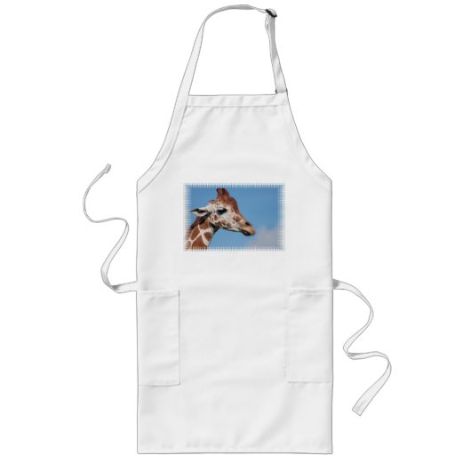 Profiel Giraffe lang Apron Lang Schort (Voorkant)