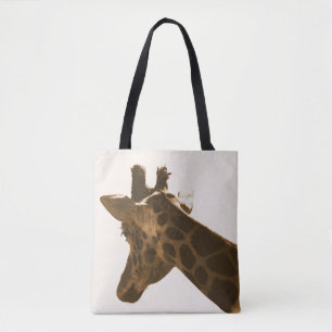 Profiel Giraffe opnieuw uitlijnen Tote Bag
