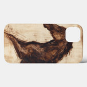 Profiel van bruine wilde paarden Case-Mate iPhone case (Achterkant (horizontaal))