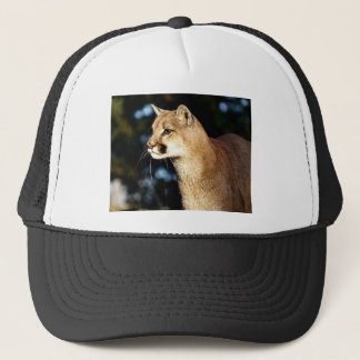 Profiel van de bergen trucker pet