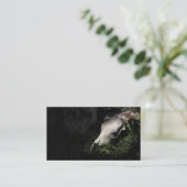 Profiel van de kuil of visitekaartje (Staand voorkant)