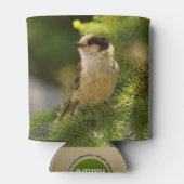 Profiel van een Cute Gray Jay / Whiskeyjack Blikjeskoeler (Achterkant)