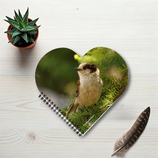 Profiel van een Cute Gray Jay / Whiskeyjack Notitieboek
