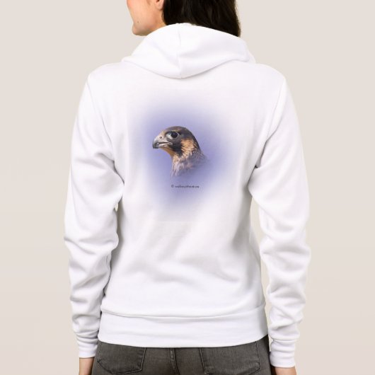 Profiel van een jeugdvalk hoodie (Achterkant)