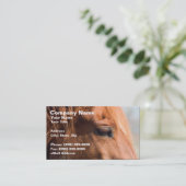 Profiel van Paard Visitekaartje (Staand voorkant)