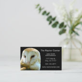 Profiel van Raptor Barn Owl Visitekaartje (Staand voorkant)
