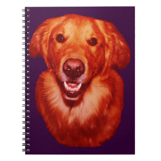Profiel van Red Golden Retriever Notitieboek (Voorkant)
