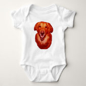 Profiel van Red Golden Retriever Romper (Voorkant)