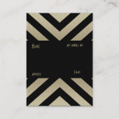 Profiel Visitekaartje Retro Pewter Black Stripe (Achterkant)