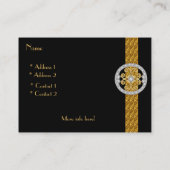 Profielkaart Business Silver Gold Jewels (029002) Visitekaartje (Achterkant)