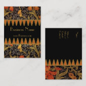 Profielkaart Print William Morris 2 Visitekaartje (Voorkant / Achterkant)