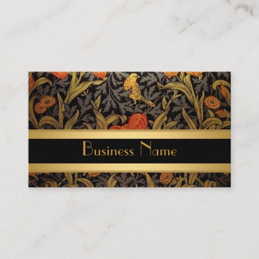 Profielkaart Print William Morris Visitekaartje (Voorkant)