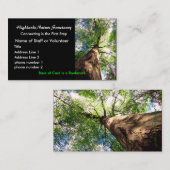 profielkaart, Sanctuary Natuur Highlands Visitekaartje (Voorkant / Achterkant)