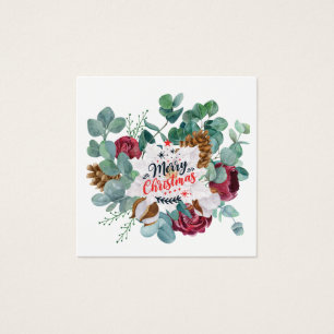 Profielkaart, vierkant formaat profielkaart, 2,5 i vierkante visitekaartjes