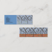 Profielkaarten voor windmolens mini visitekaartje (Voorkant / Achterkant)