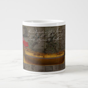 Profielschilderij van schip Jersey Extra Grote Beker