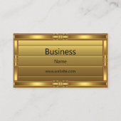 Profil Carte de visite Faux Gold sur cadre Gold (Devant)