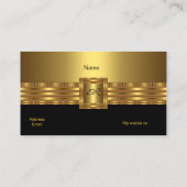 Profil Carte de visite Gold sur Gold Black (Dos)